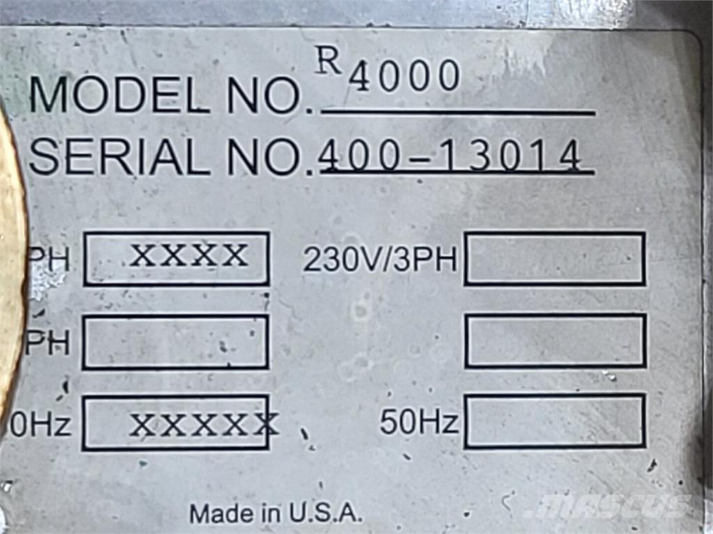  DYNAFLUX R4000 Équipement de dégel