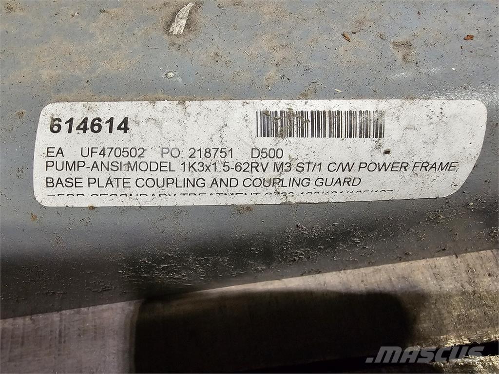  FLOWSERVE MK3 STD Pompe à eau / Motopompe