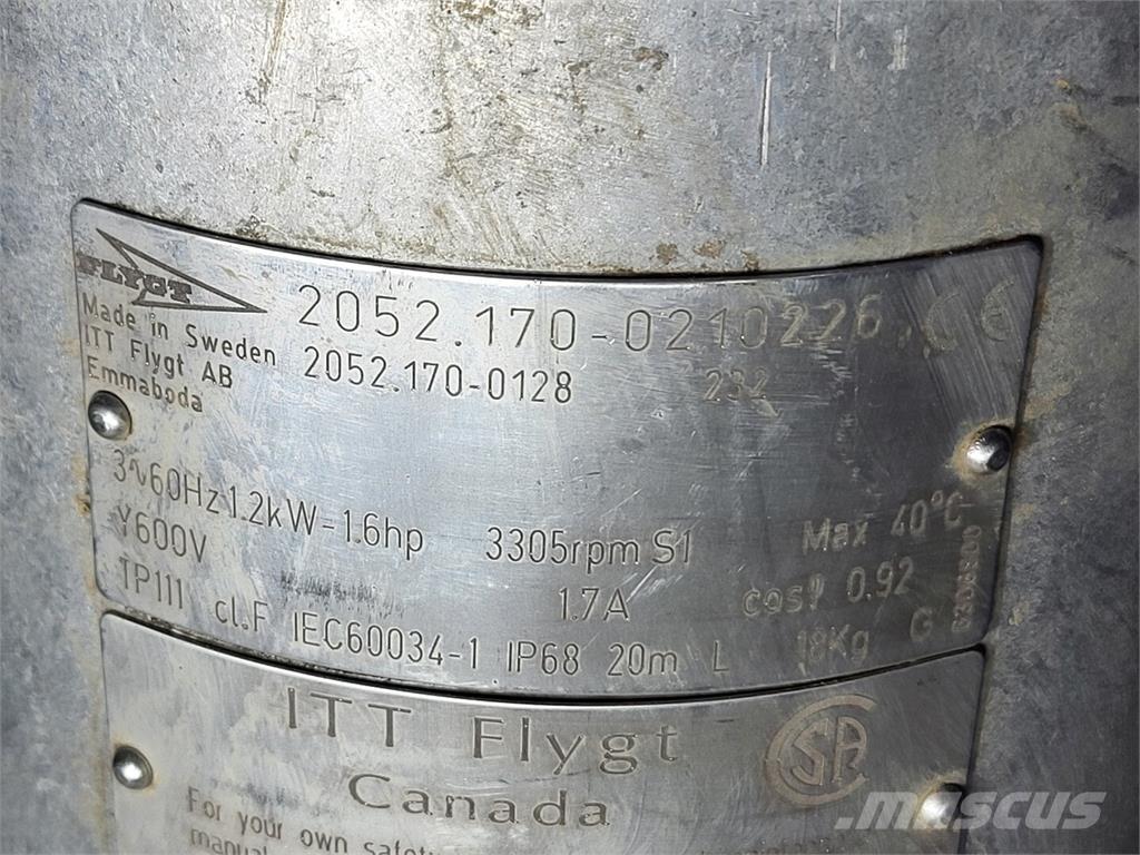 Flygt 2052.170-0128 Pompe à eau / Motopompe