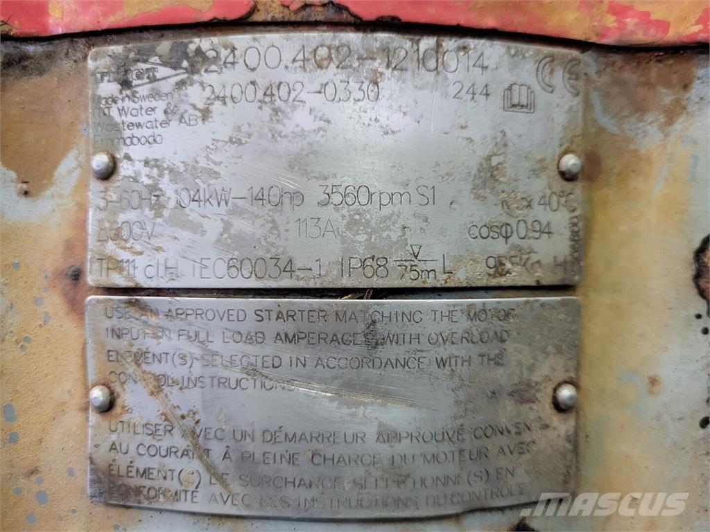 Flygt 2400.402 Pompe à eau / Motopompe