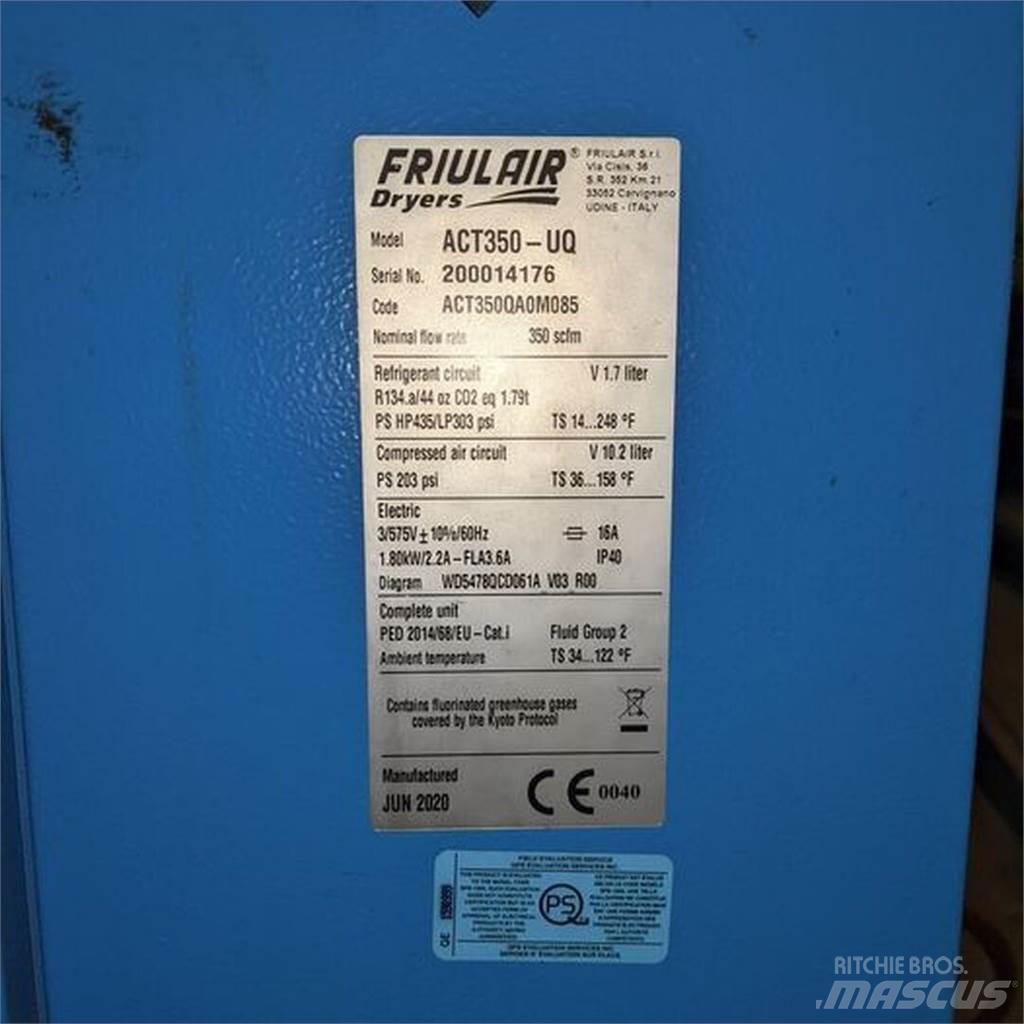  FRIULAIR ACT350-UQ Séchage par Air Comprimé