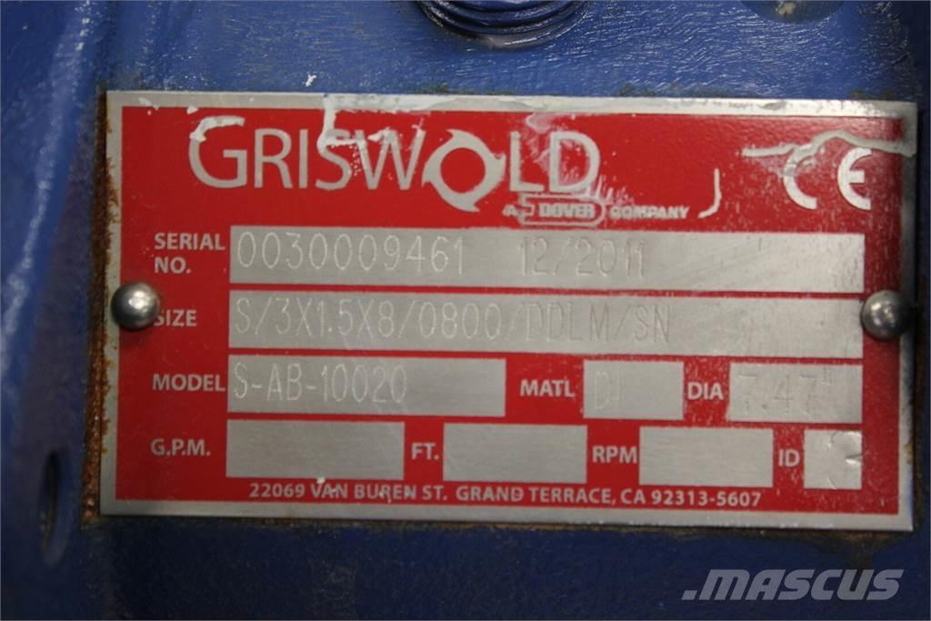  GRISWOLD S-AB-10020 Pompe à eau / Motopompe