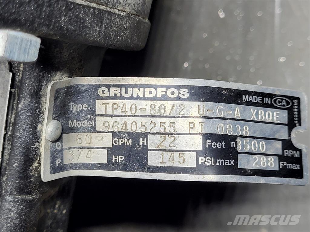 Grundfos 96405255 Pompe à eau / Motopompe
