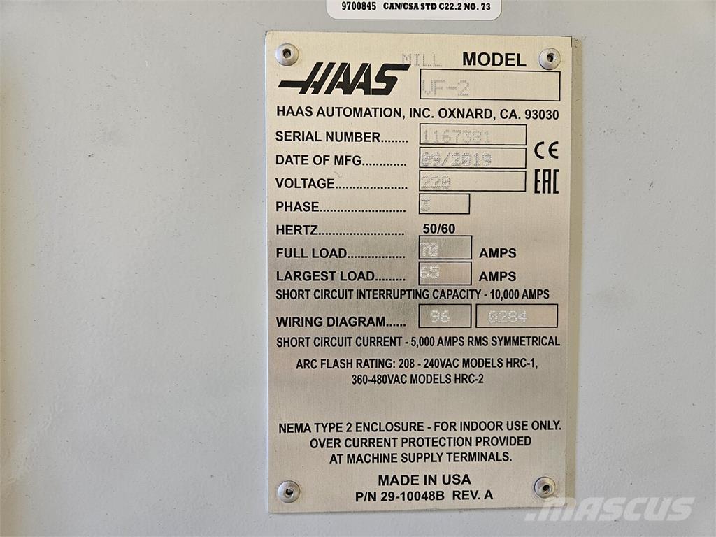 Haas VF-2 Construction - Autres