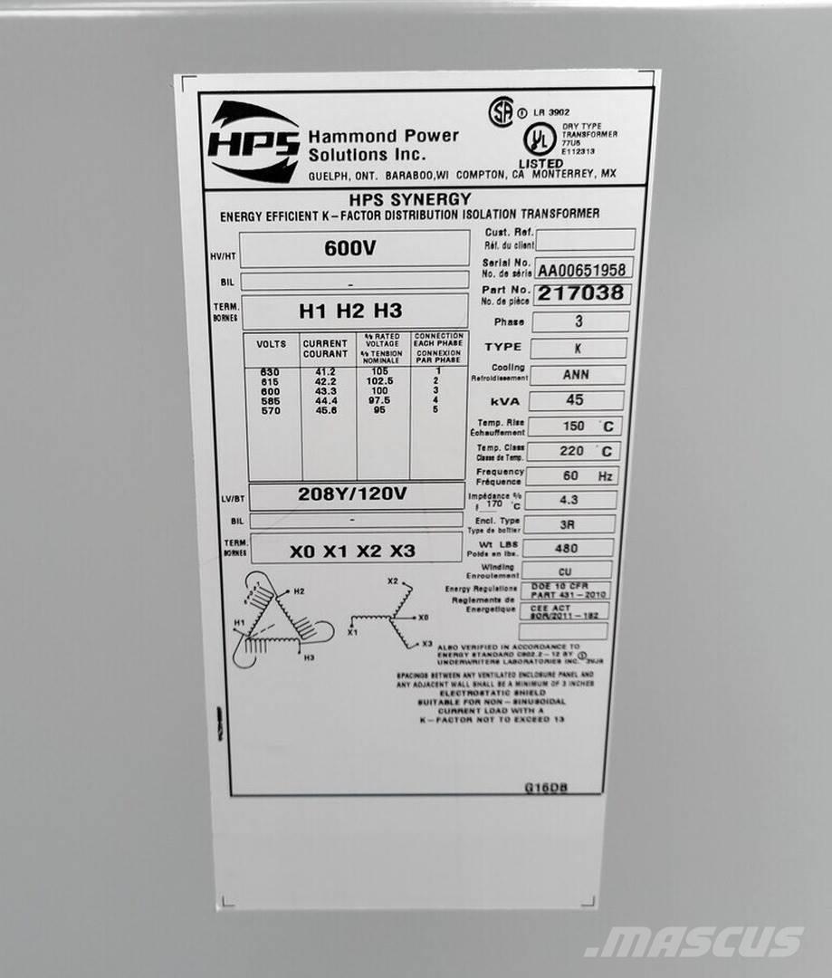 HAMMOND 217038 Construction - Autres