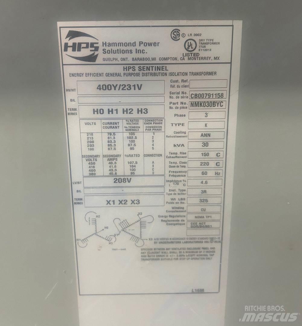  HAMMOND NMK030BYC Construction - Autres