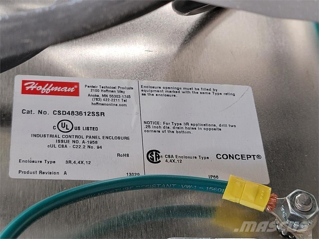Hoffman CSD483612SSR Construction - Autres