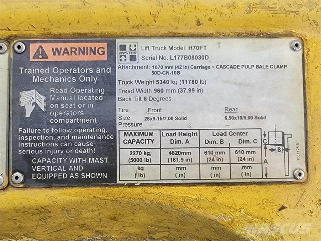Hyster H70FT Construction - Autres