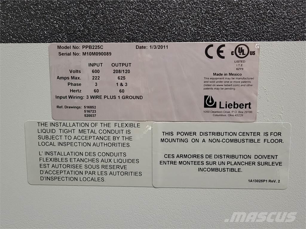  LIEBERT PPB225C Construction - Autres