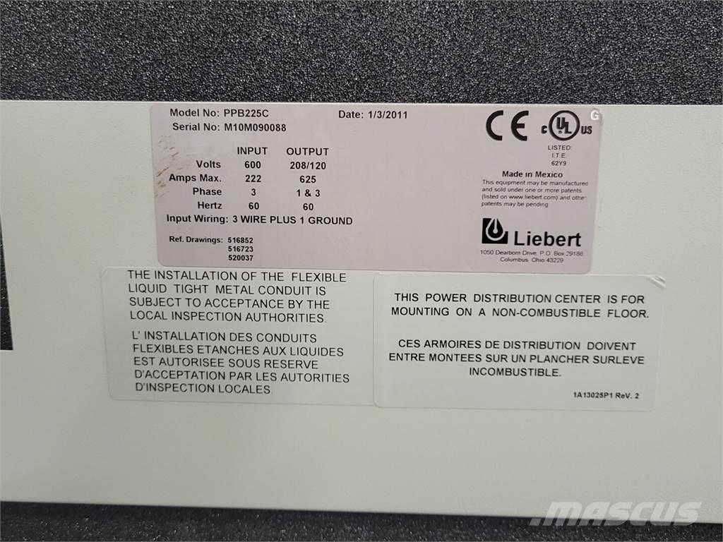  LIEBERT PPB225C Construction - Autres
