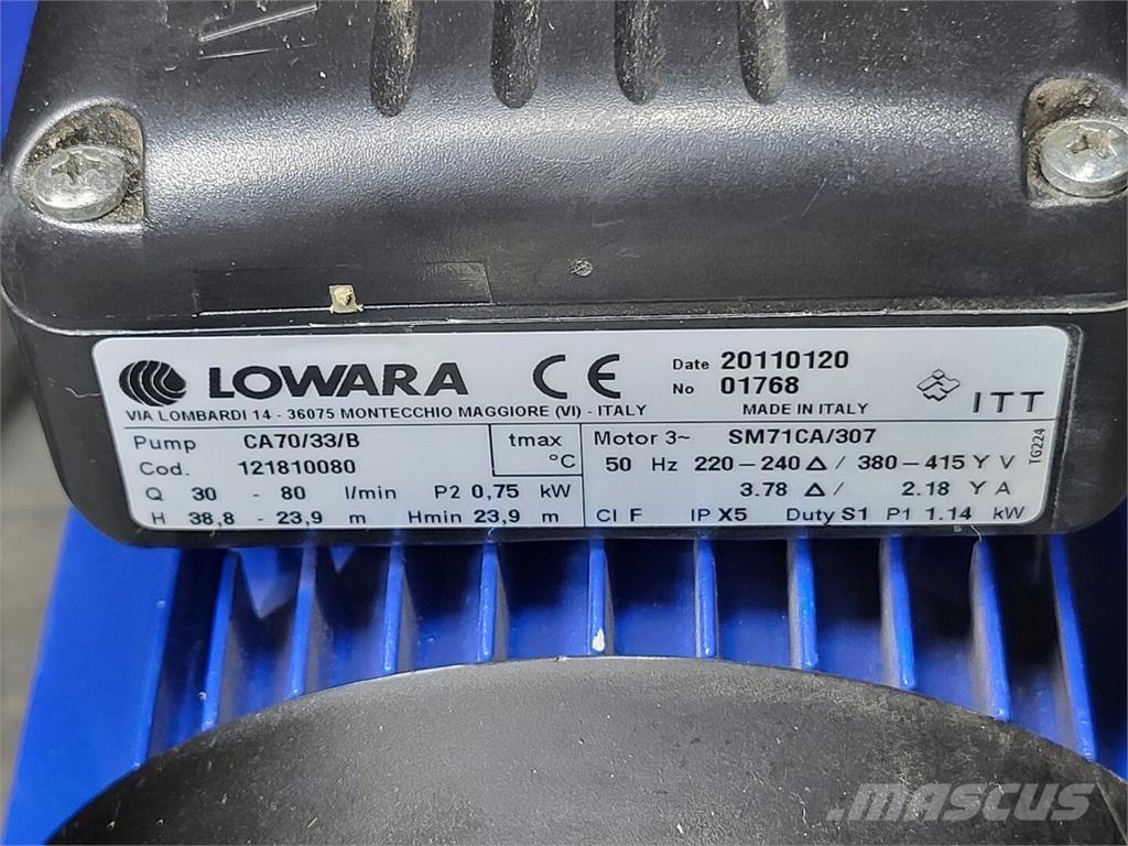  LOWARA CA70/33/B Pompe à eau / Motopompe