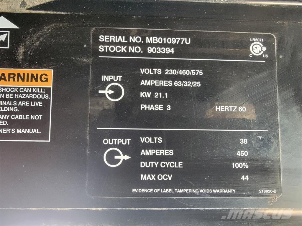 Miller Deltaweld 452 Poste à souder