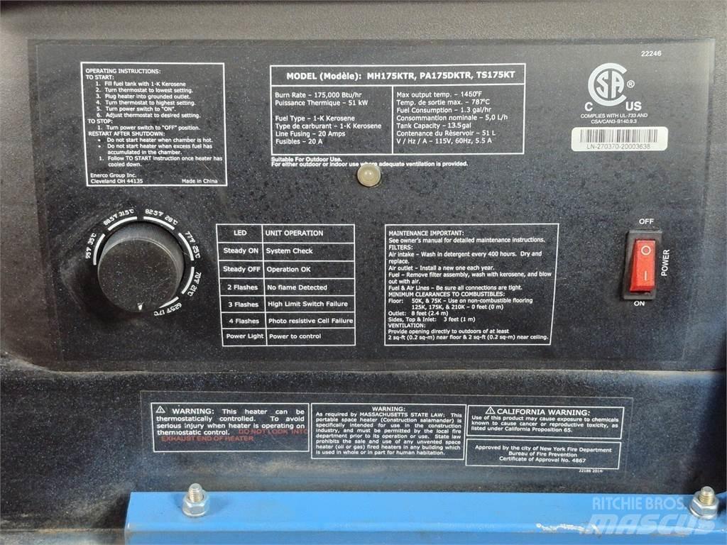 MR HEATER MH175KTR Construction - Autres