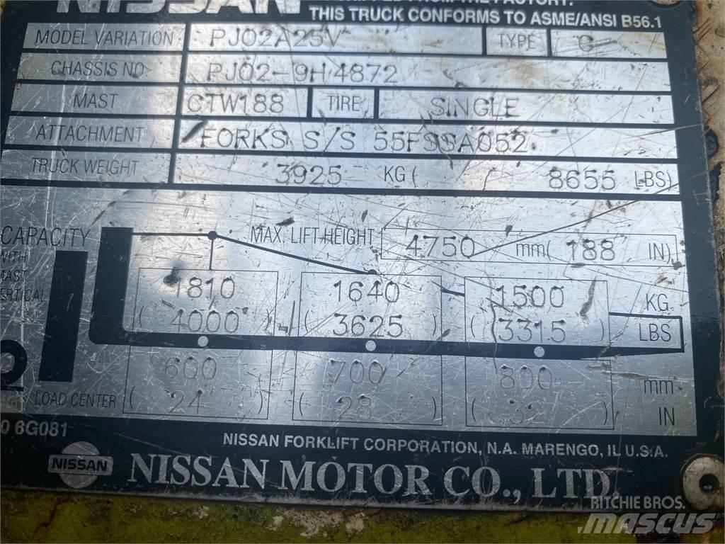 Nissan PJO2A25V Construction - Autres