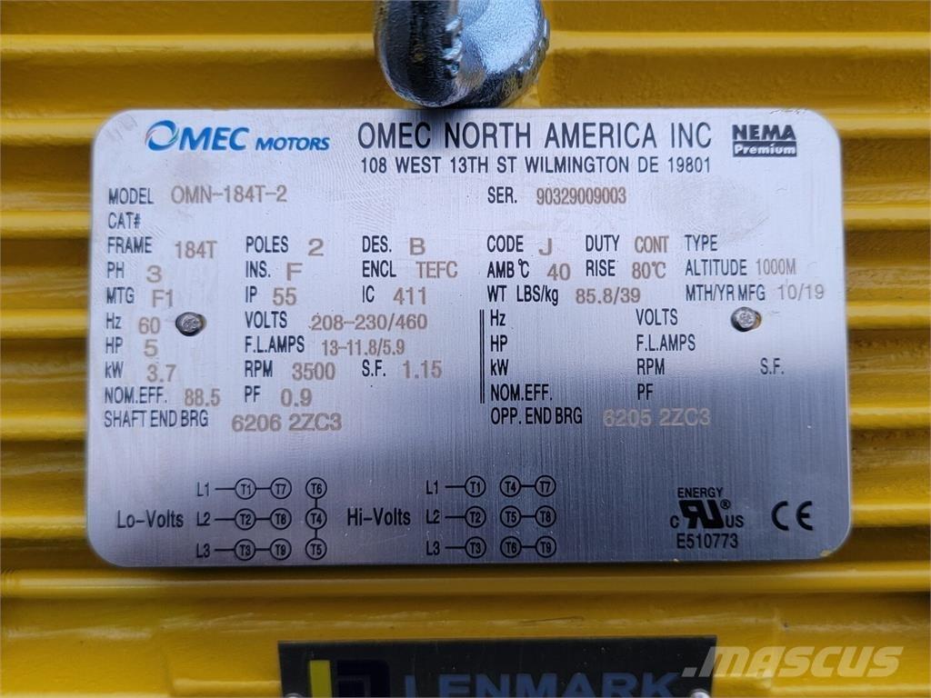  OMEC OMN-184T-2 Moteur Industriel