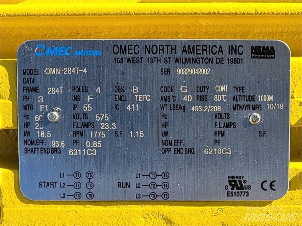  OMEC OMN-284T-4 Moteur Industriel