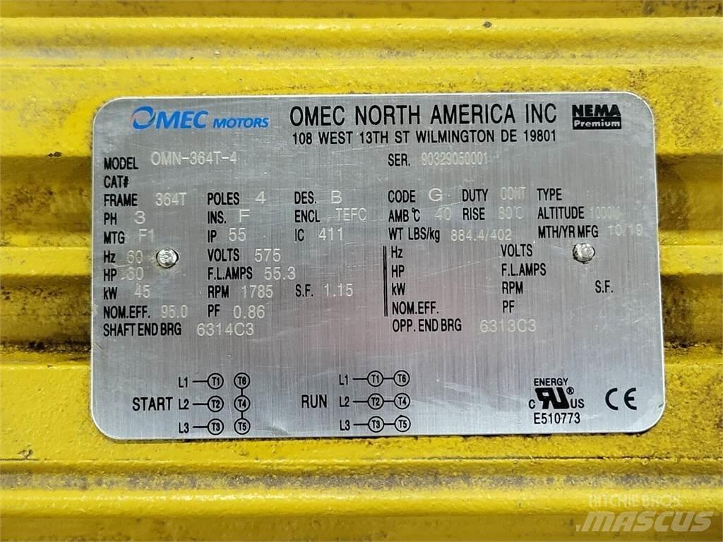  OMEC OMN-364T-4 Moteur Industriel