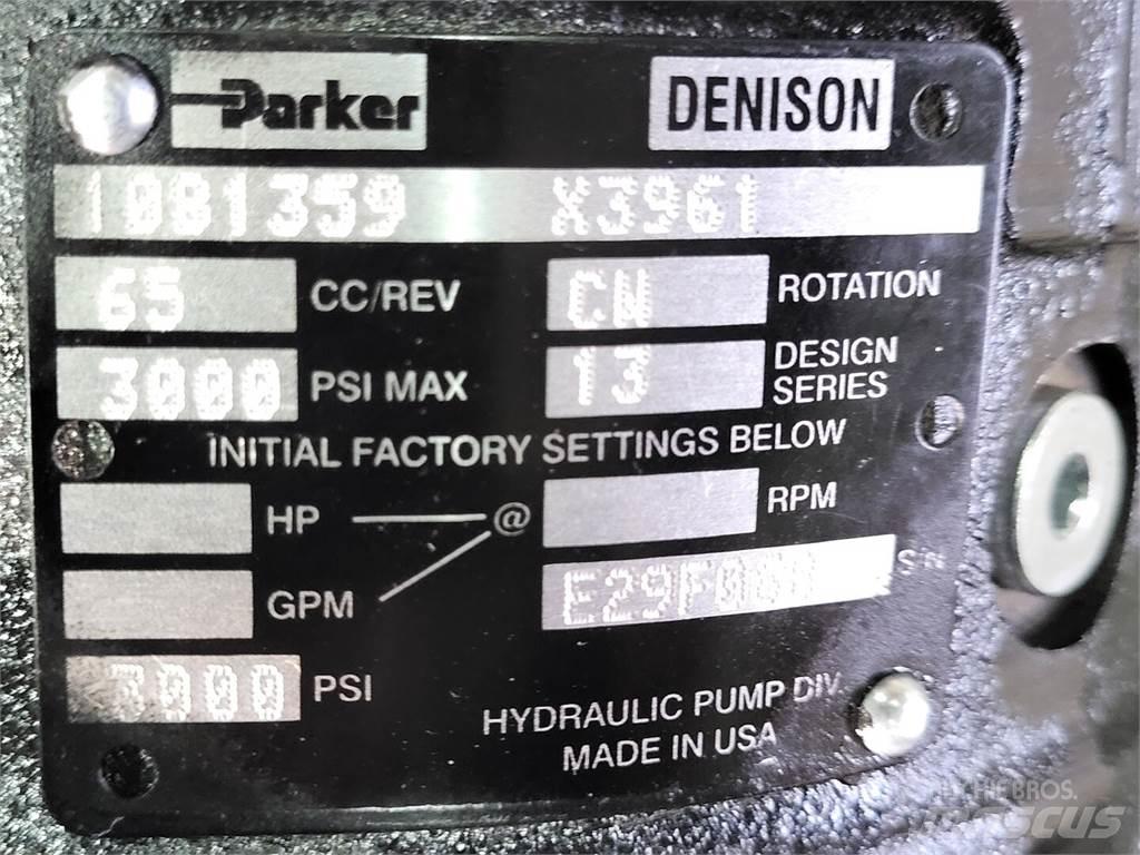 Parker 10B1359 X3961 Pompe à eau / Motopompe