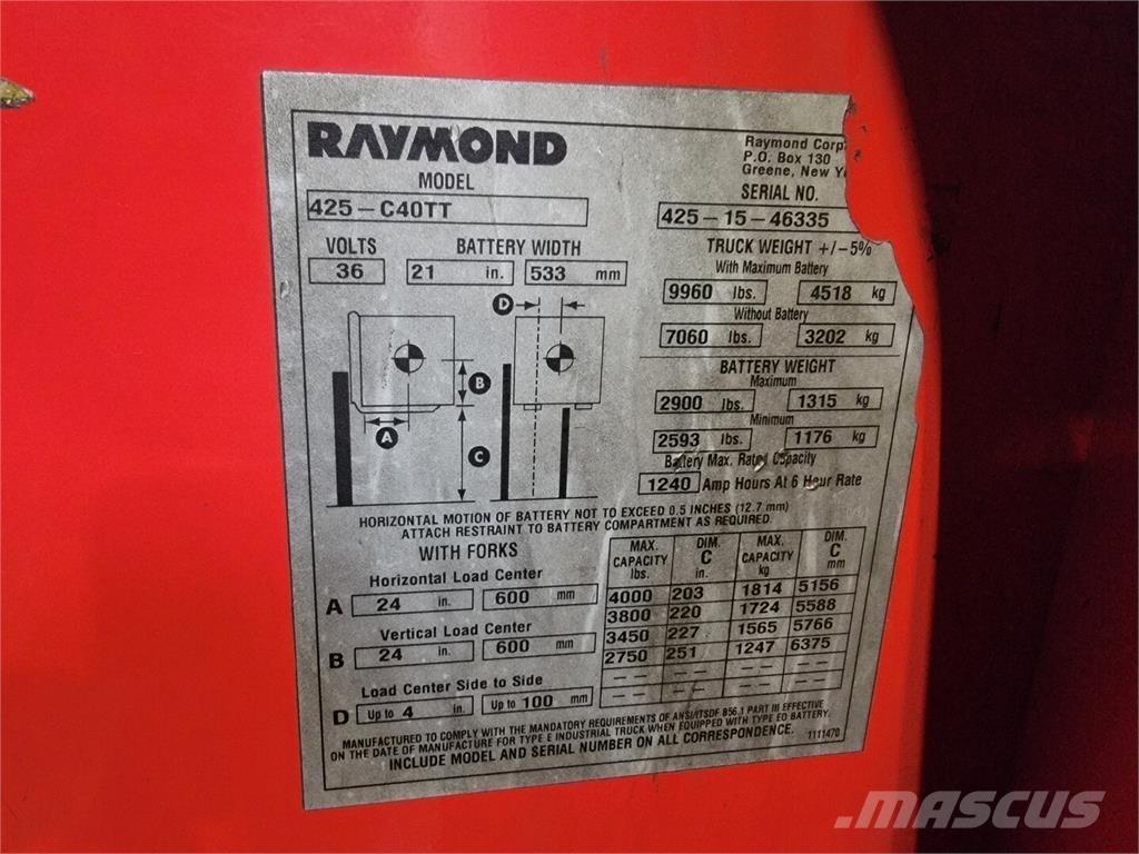 Raymond 425-C40TT Construction - Autres