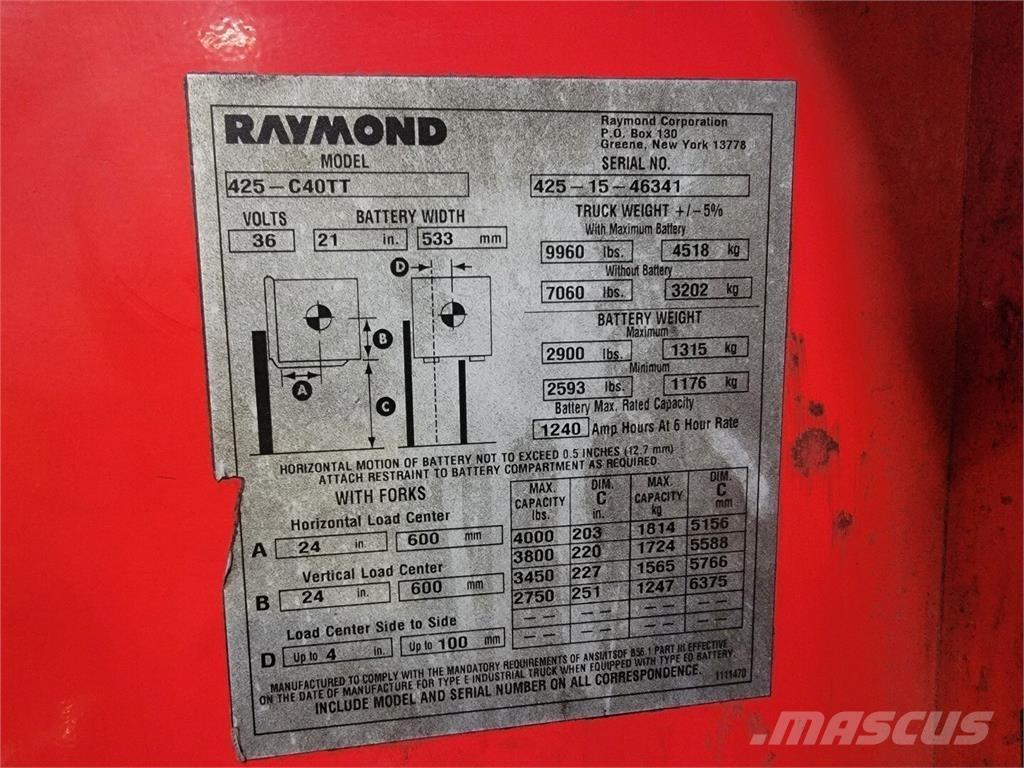 Raymond 425-C40TT Construction - Autres