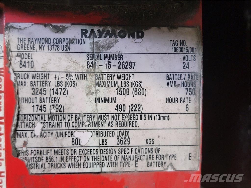 Raymond 8410 Construction - Autres