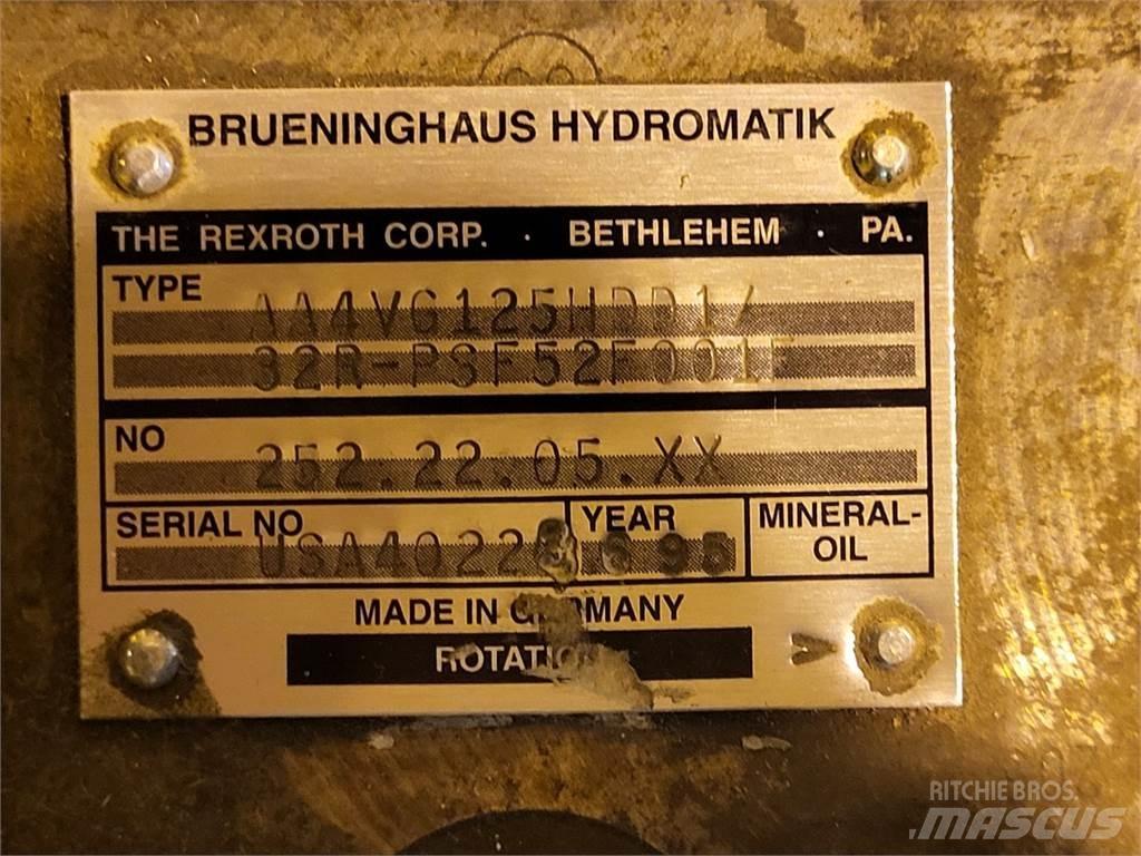 Rexroth A4VG125HDD1 Pompe à eau / Motopompe