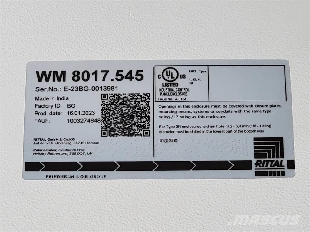  RITTAL WM241608NC Construction - Autres