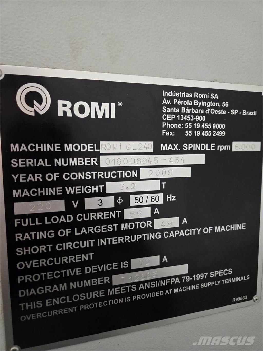  ROMI GL240 Construction - Autres