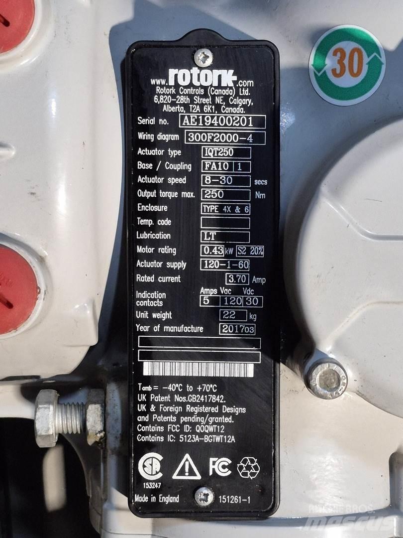  ROTORK IQT250 Construction - Autres