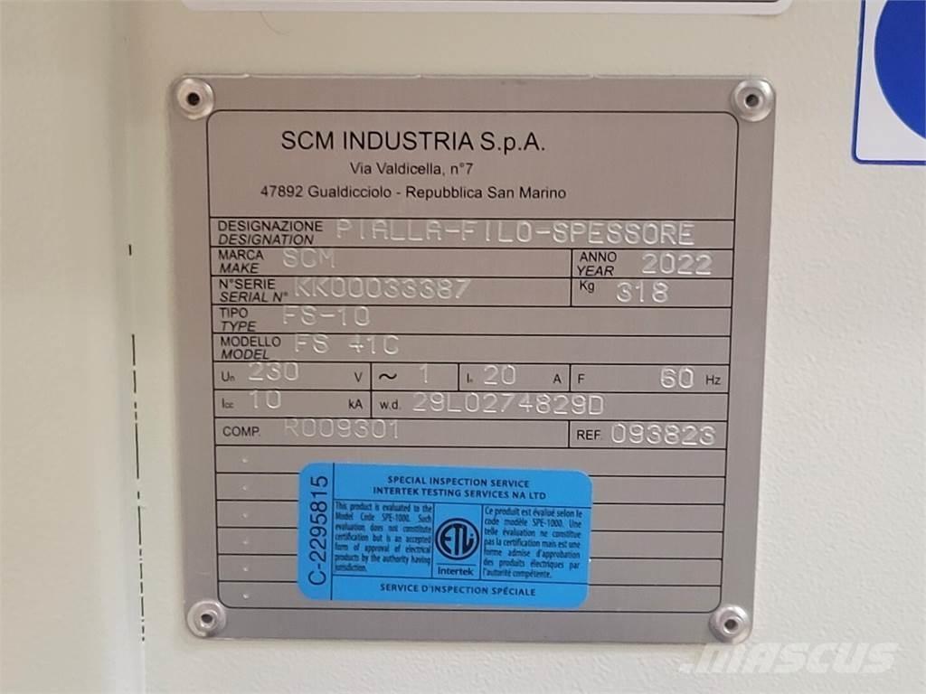  SCM minimax fs 41c Godet raboteur