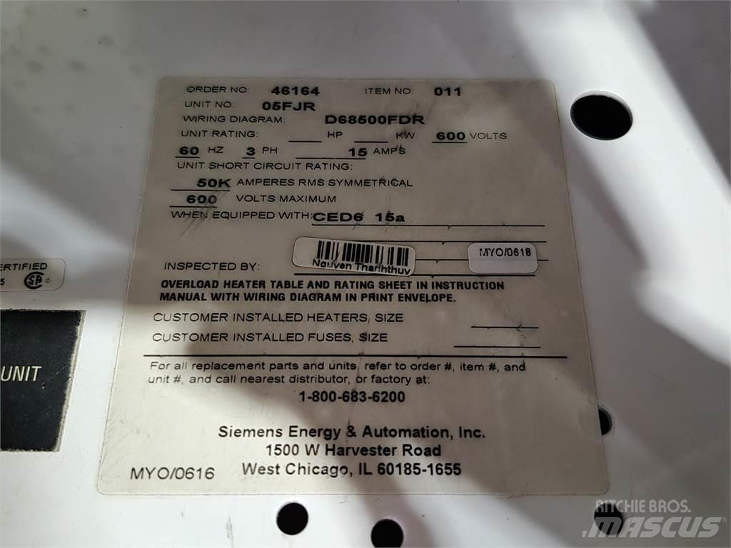 Siemens CED63B015 Construction - Autres