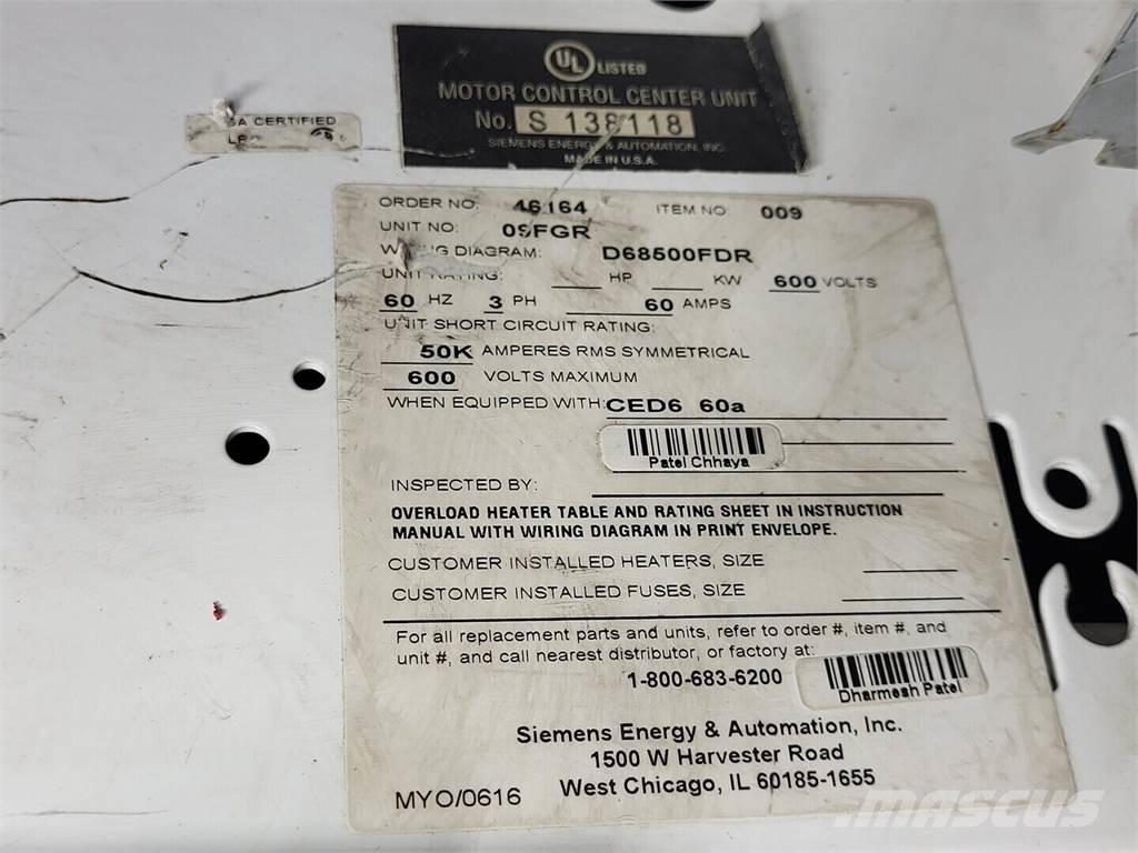 Siemens CED63B060 Construction - Autres