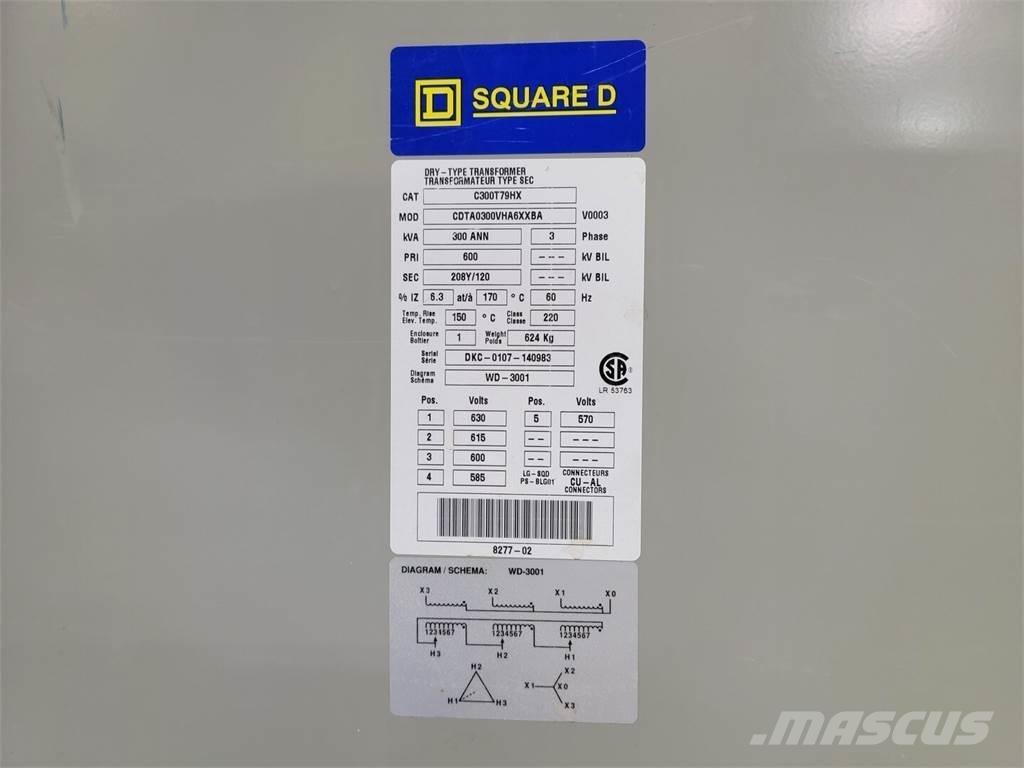  SQUARE D C300T79HX Construction - Autres