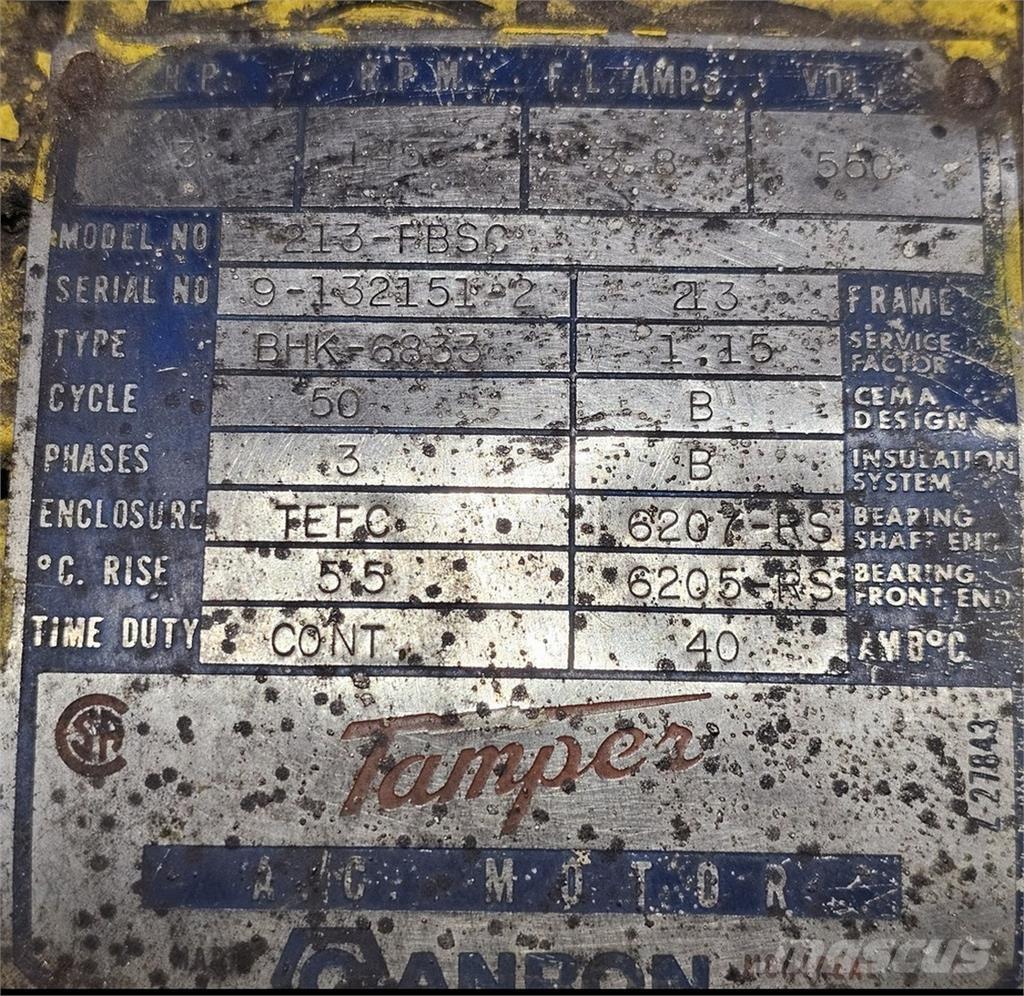  TAMPER Moteur Industriel