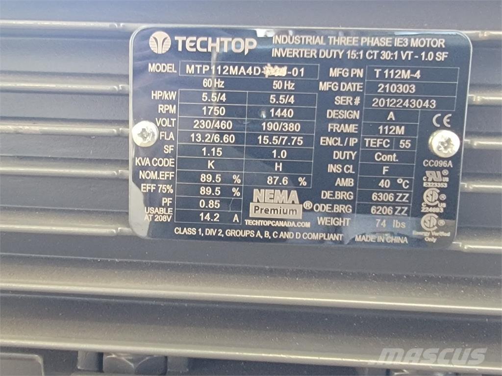  TECHTOP MTP112MA4D Moteur Industriel