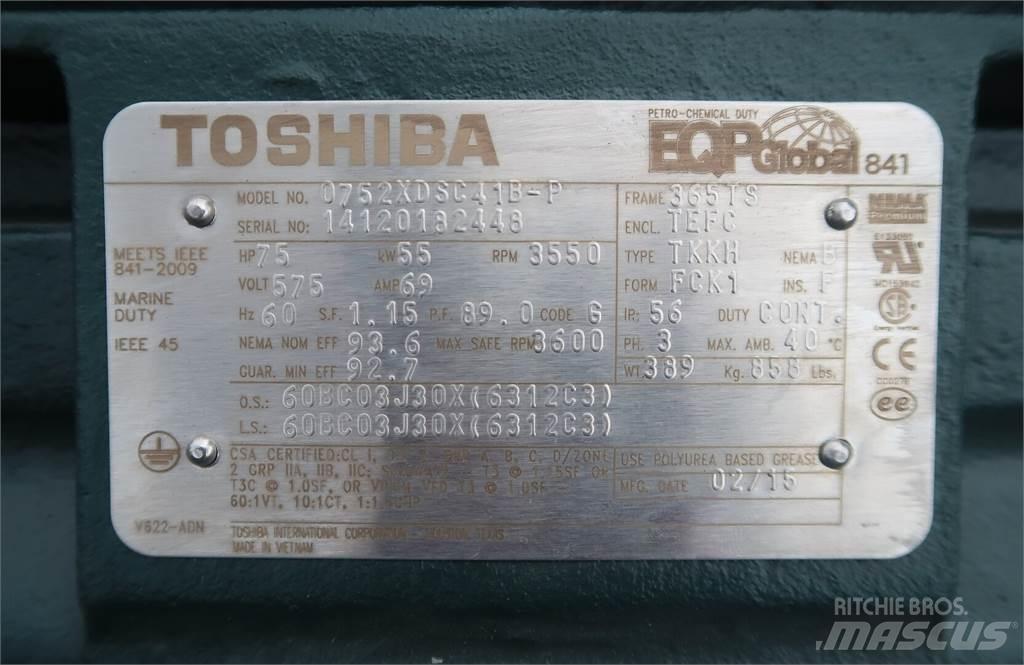  TOSHIBA 0752XDSC41B-P Moteur Industriel