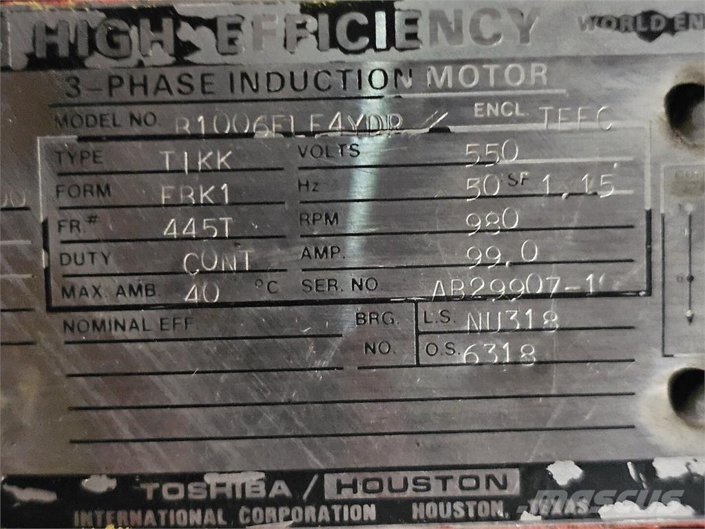  TOSHIBA B1006FLF4YDP Moteur Industriel
