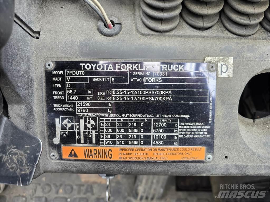 Toyota 7FDU70 Construction - Autres