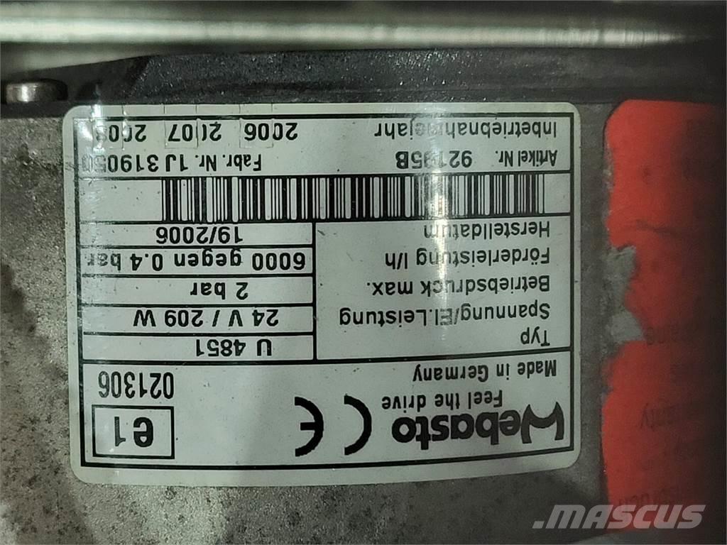  WEBASTO Pompe à eau / Motopompe