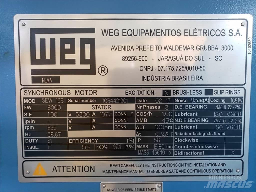  WEG SEW 128 Moteur Industriel