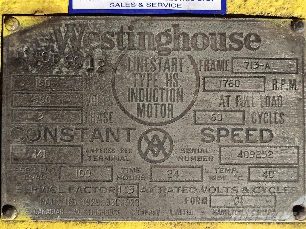 Westinghouse HS Moteur Industriel