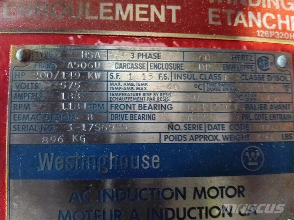 Westinghouse HSA Moteur Industriel