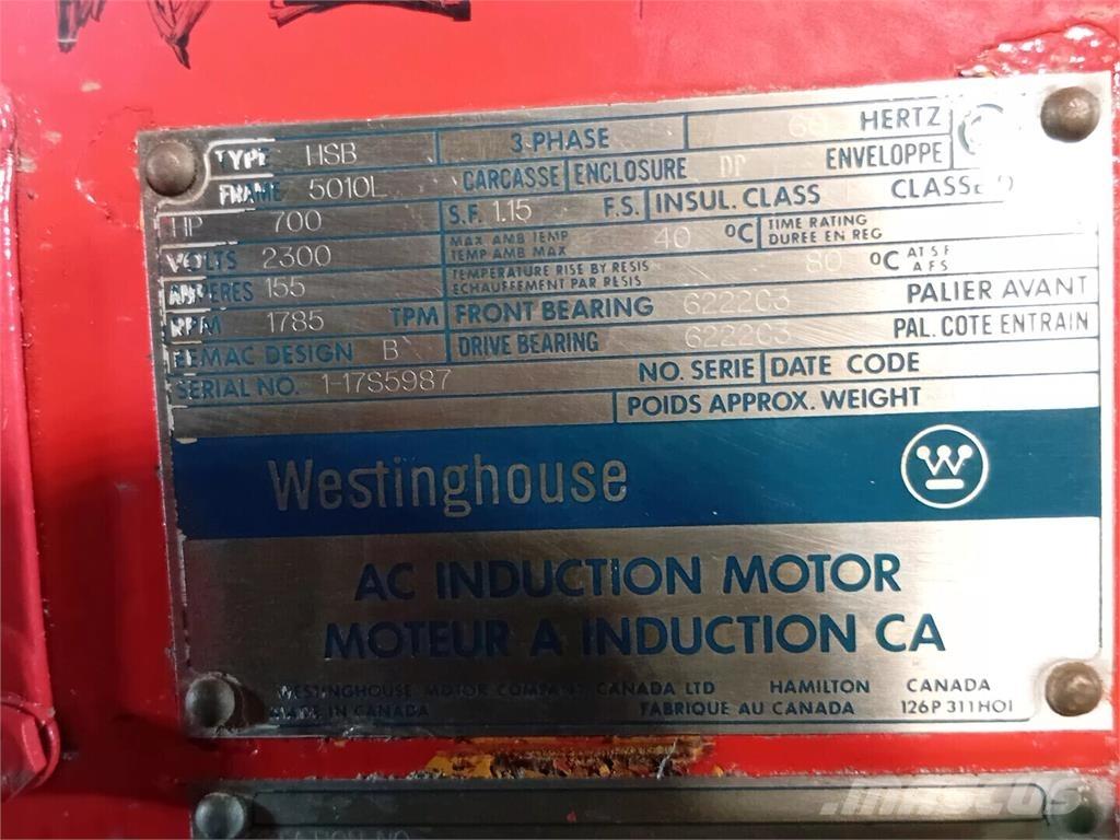 Westinghouse HSB Moteur Industriel