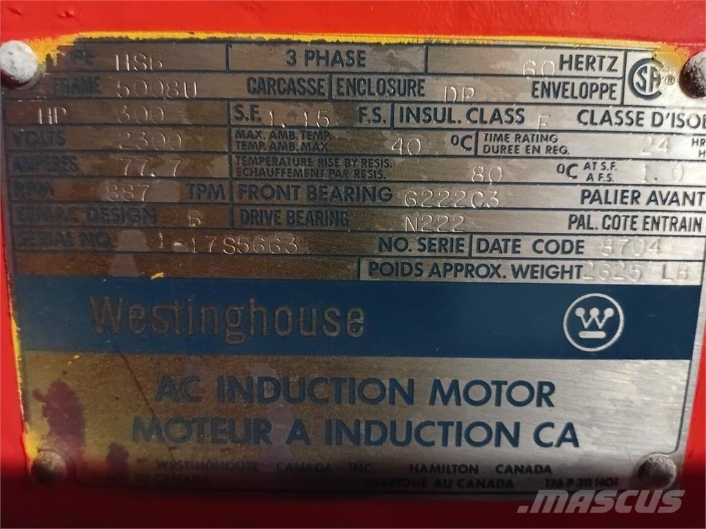 Westinghouse HSB Moteur Industriel