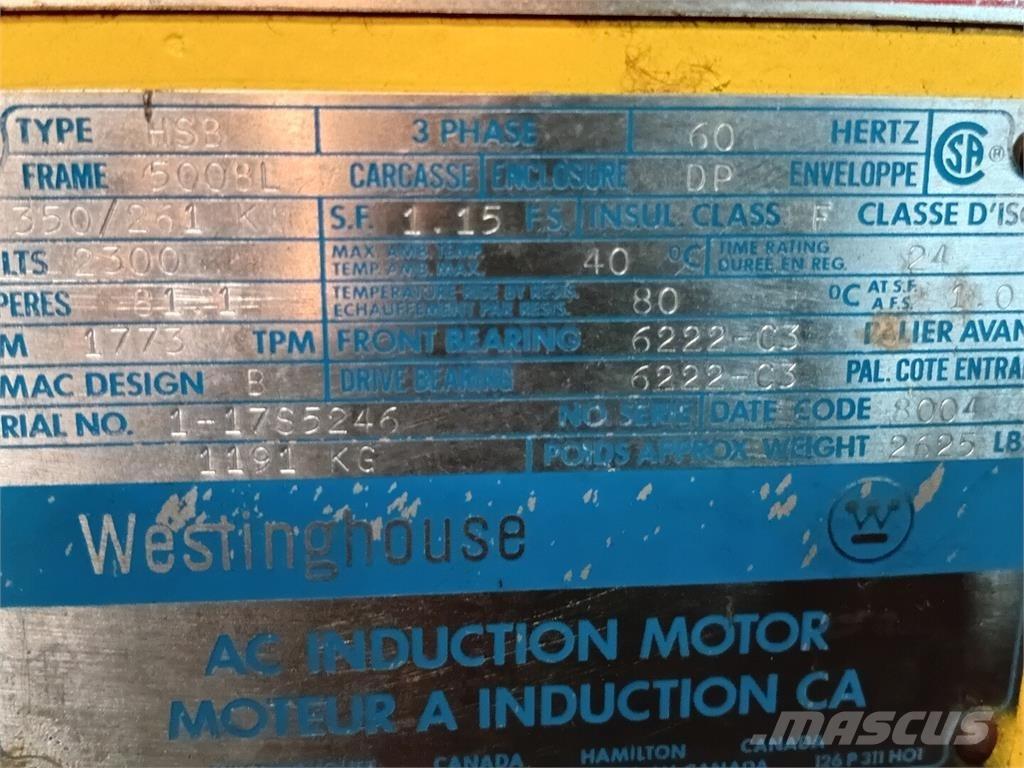 Westinghouse HSB Moteur Industriel