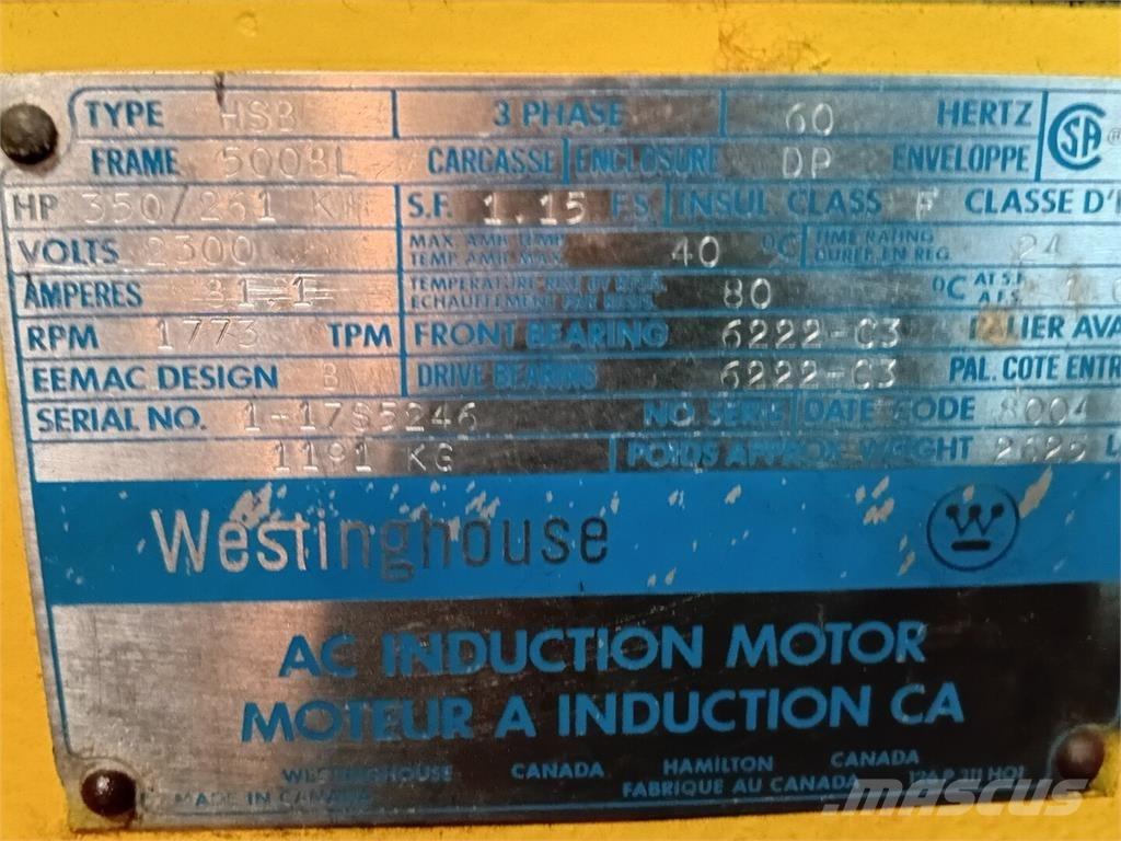 Westinghouse HSB Moteur Industriel