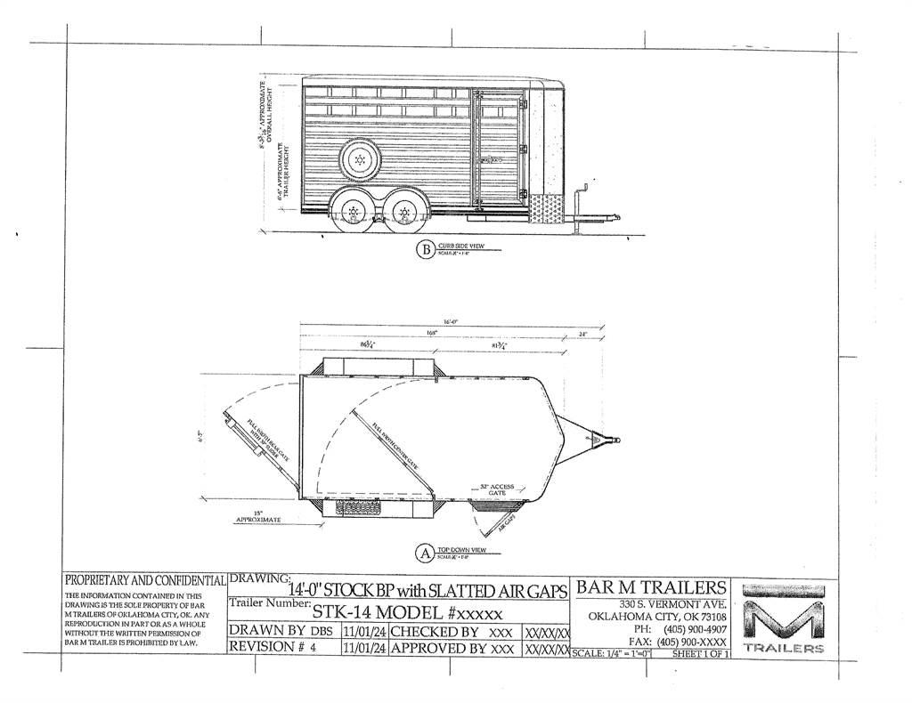 BAR-M STK-14 Remorque bétaillère