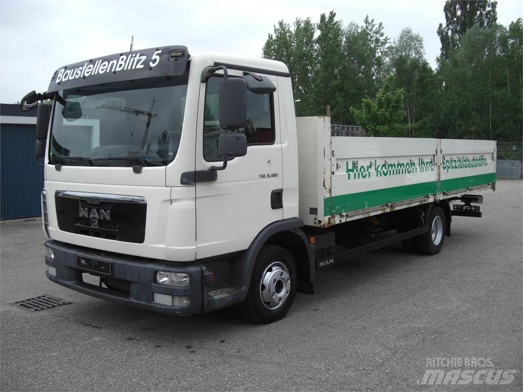 MAN 8180L Camion plateau