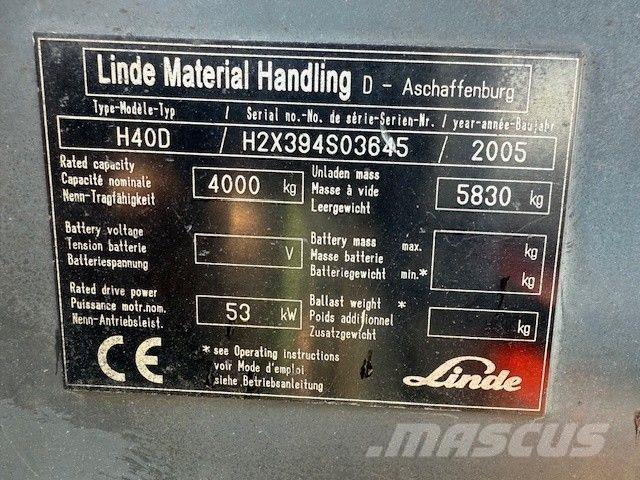 Linde H 40 D Chariots diesel