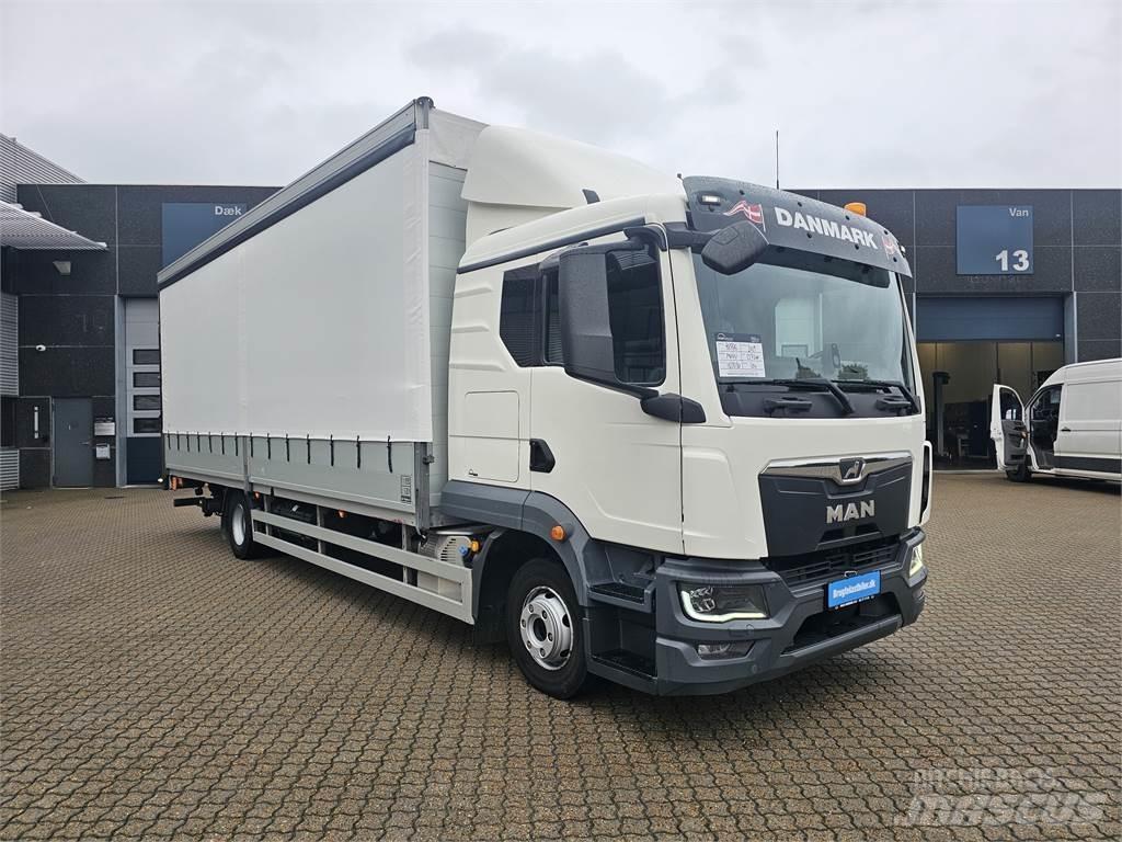 MAN TGL 12.250 Camion à rideaux coulissants (PLSC)